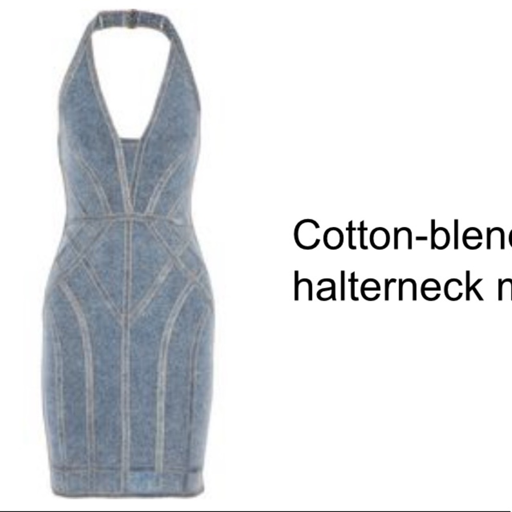 Herve Leger Denim - Style Chambray - Look Bodycon Dress size medium